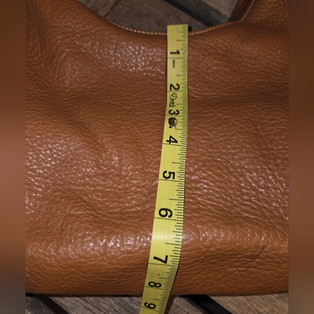 Talbot Pebble Leather Shoulder Hobo Bag - Picture 8 of 15
